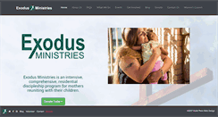 Desktop Screenshot of exodusministries.org